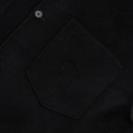 Double Face Shirt Jacket - Black