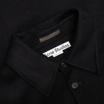Double Face Shirt Jacket - Black