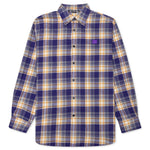 Flannel Shirt - Purple/Mustard Yellow