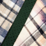 Flannel Short - Oat Beige/Blue