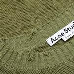 Knitted Sweater - Olive Green
