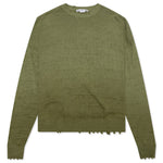 Knitted Sweater - Olive Green