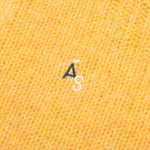 Crew Neck Knitted Sweater - Yellow