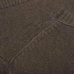 Wool Blend Crewneck Jumper - Forest Green