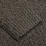 Wool Blend Crewneck Jumper - Forest Green