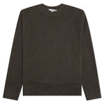 Wool Blend Crewneck Jumper - Forest Green