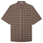 Oversized Shirt - Brown/Grey