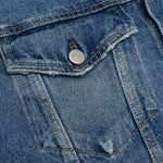 Relaxed Denim Jacket - Mid Blue