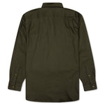 Linen Blend Shirt - Dark Olive