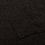 Wool Crew Neck Sweater - Grey/Brown