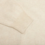 Wool Knit Cardigan - Oatmeal/Melange