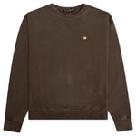 Crew Neck Sweatshirt - Coffee Brown