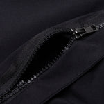 Encapsulated Nylon Ultrawide Drawcord Cargo Trouser - Black