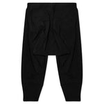 Encapsulated Nylon Ultrawide Drawcord Cargo Trouser - Black