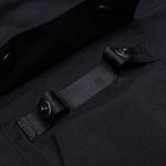 Encapsulated Nylon Ultrawide Drawcord Cargo Trouser - Black