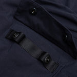 Encapsulated Nylon Ultrawide Drawcord Cargo Trouser - Navy