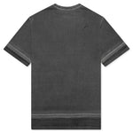 Needle Logo Layered T-Shirt - Charcoal