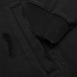 Mask Hoodie Zip-Up - Black