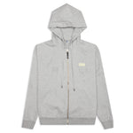 Mask Hoodie Zip-Up - Grey