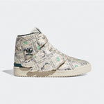 Adidas Originals x Jeremy Scott Forum Wings Hi Money - Bliss/Green Night