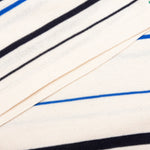 Adidas x Wales Bonner Knit Polo - Wonder White/Green/Blue Bird