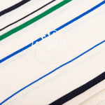 Adidas x Wales Bonner Knit Polo - Wonder White/Green/Blue Bird