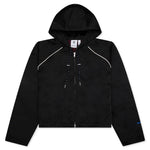 Adidas x Wales Bonner Women's Satin Hoodie - Black
