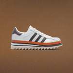 Adidas Originals x CLOT by Edison Chen Superstar 'Coffee' - Footwear White/Coffee/Unity Orange