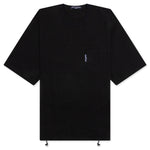 Adjustable Waist Pocket T-Shirt - Black