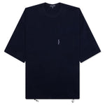 Adjustable Waist Pocket T-Shirt - Navy