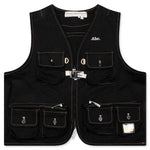 Canvas Utility Vest - Black