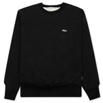 Fleece Crewneck with Waffle Thermal - Anthracite