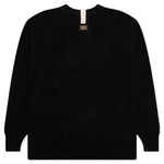 Ribbed Crewneck - Anthracite Black