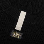 Ribbed Crewneck - Anthracite Black
