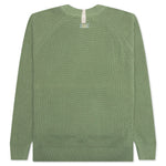 Ribbed Crewneck - Aventurine Green