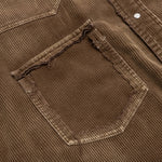 Aged Corduroy Shirt - Brown