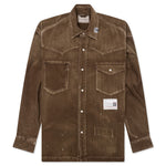 Aged Corduroy Shirt - Brown