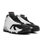 Air Jordan 14 Retro (GS) - White/Varsity Red/Black/Metallic Silver