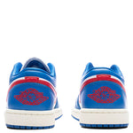 Women's Air Jordan 1 Low - Sport Blue/Gym Red/White