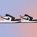 Air Jordan 1 Low OG (GS) - Black/Bleached Coral/White