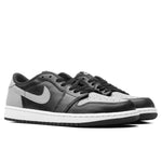 Air Jordan 1 Low OG 'Shadow' - Black/Medium Grey/White