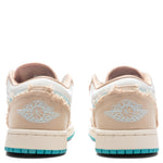 Women's Air Jordan 1 Low 'Beachside' - Sesame/Dusty Cactus/Glacier Blue