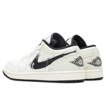 Air Jordan 1 Low SE 'Brushstroke' - Sail/Black/Total Orange