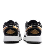 Air Jordan 1 Low SE (GS) - Black/Metallic Gold/White