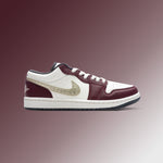 Women's Air Jordan 1 Low 'Chinese New Year' - Sail/Metallic Gold Grain/Dark Team Red