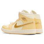 Women's Air Jordan 1 Mid SE - Pale Vanilla/Metallic Gold/Coconut Milk