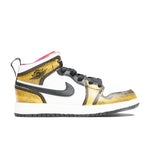 Air Jordan 1 Mid SE (PS) - Black/Taxi/White