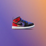 Jordan 1 Mid SS Skyline (TD) - Concord/Black/University Red