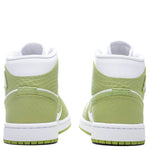 Women's Air Jordan 1 Mid SE - White/Vivid Green/White