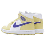 Women's Air Jordan 1 Mid - Lemon Wash/Lapis/White